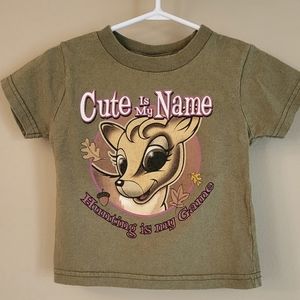 Cute hunting short sleeved tee shirt